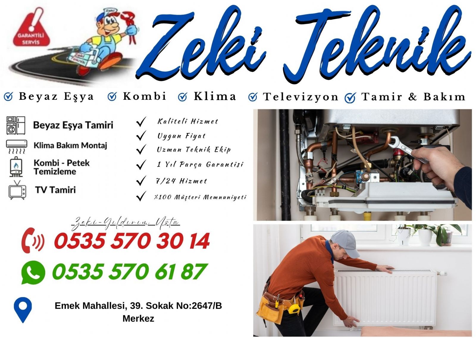 Emek Kombi Bakımı Petek Temizleme